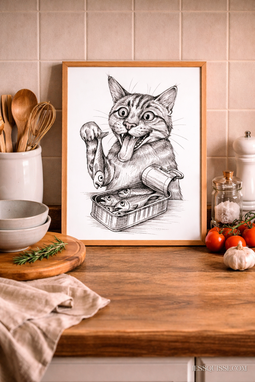 Chat aux sardines – Image 2
