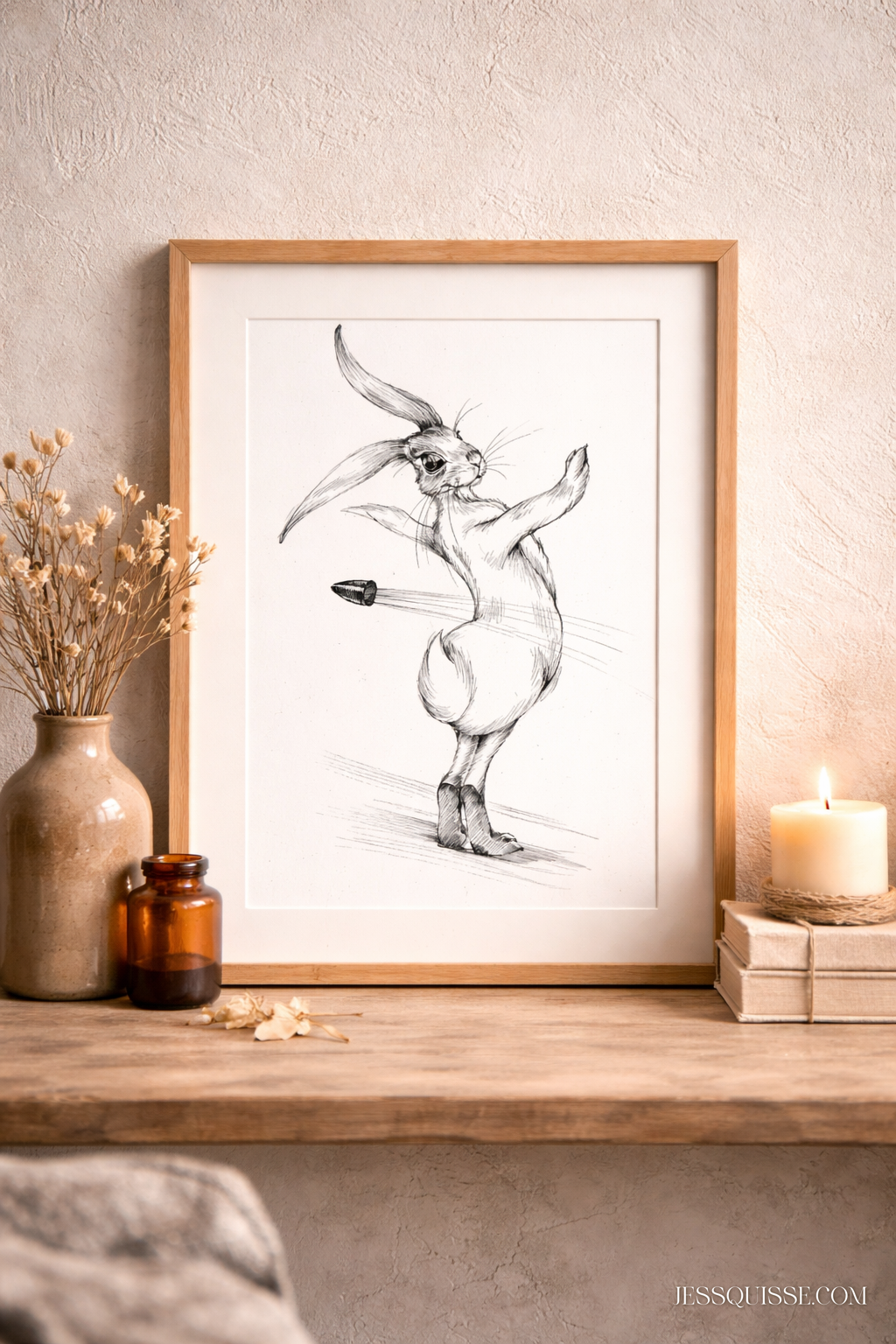 Esquive de dernière seconde- tirage d'art animalier – Image 3